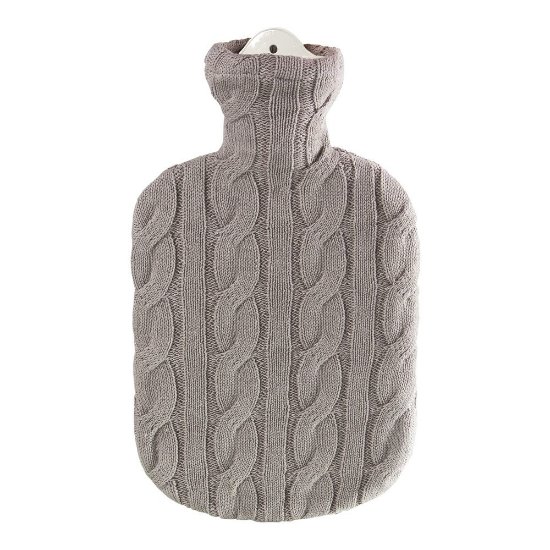 md 16551 hot water bottle stone grey