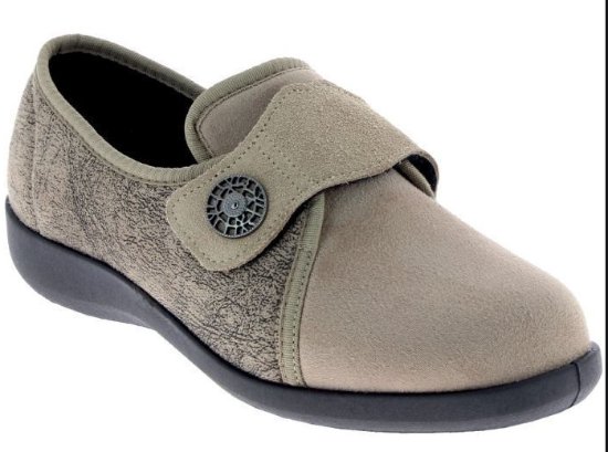 md 80923 pantoufle pour dames avec fermeture velcro